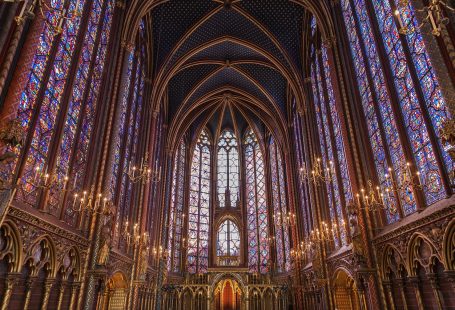 La Sainte-Chapelle de Paris.