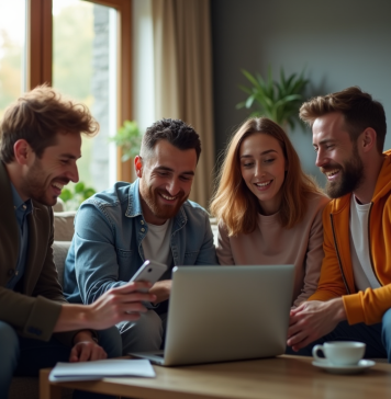 Découvrez le forum de la Ligue 2 qui vous correspond Fans passionnes de Ligue 2 discutant autour d un ordinateur